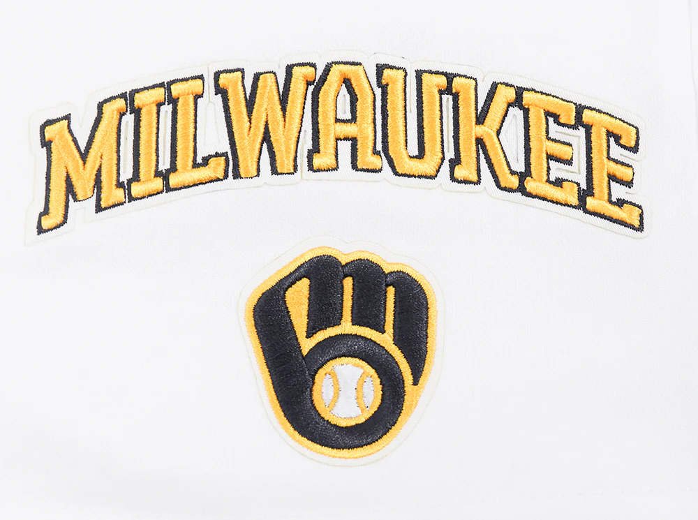MLB MILWAUKEE BREWERS CLASSIC WOMEN'S RELAXED FIT RACERBACK (WHITE) - Image 5