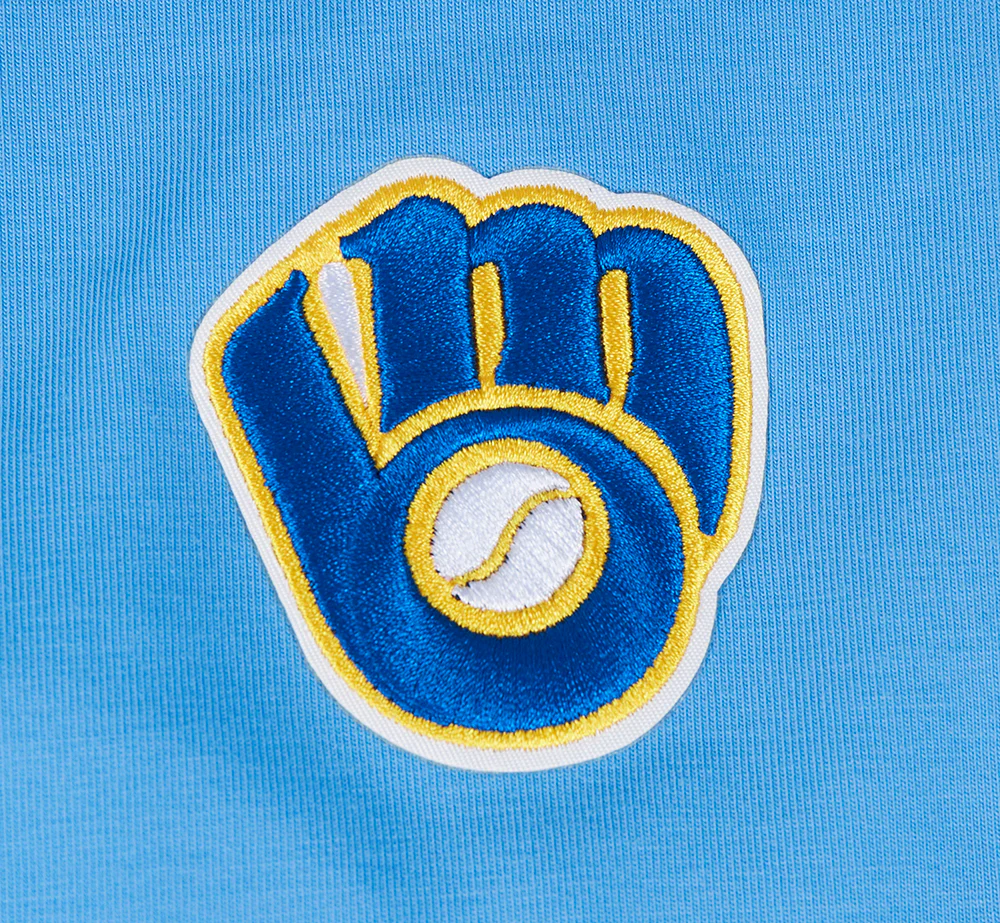 MLB MILWAUKEE BREWERS RETRO CLASSIC WOMEN'S JERSEY LEGGING (UNIVERSITY BLUE) - Image 5