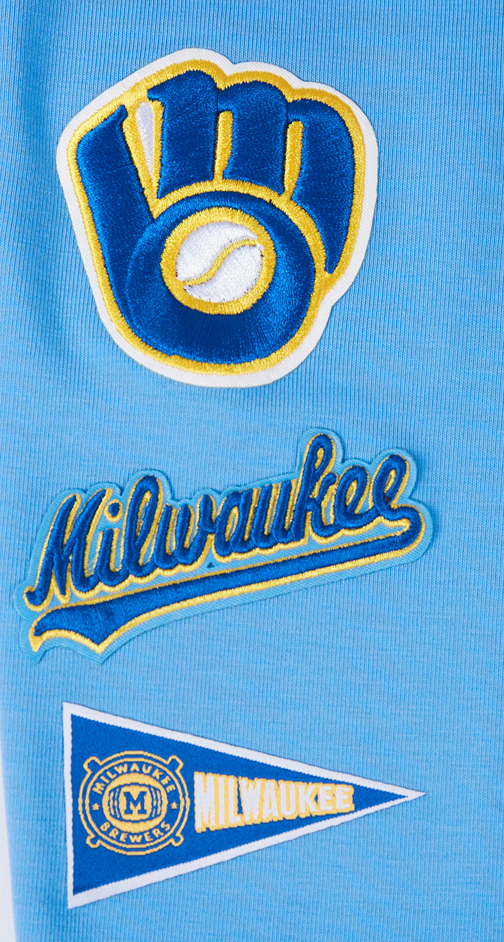 MLB MILWAUKEE BREWERS RETRO CLASSIC WOMEN'S JERSEY LEGGING (UNIVERSITY BLUE) - Image 6