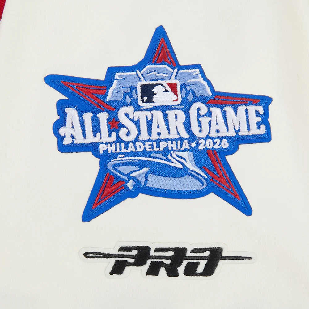 MLB ALL TEAMS ALL STAR 2026 MEN'S RAGLAN TOP (EGGSHELL/RED) - Image 6
