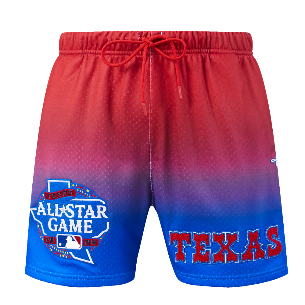 MLB ALL STAR 2024 MEN'S MESH TEAM OMBRE SHORT (ROYAL BLUE/RED) - Image 2