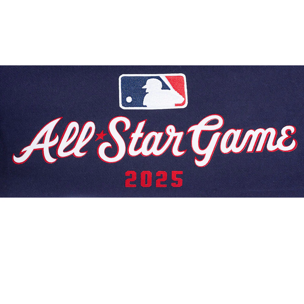 MLB ALL STAR MEN'S DROP SHOULDER FLEECE CREWNECK (MIDNIGHT NAVY) - Image 5