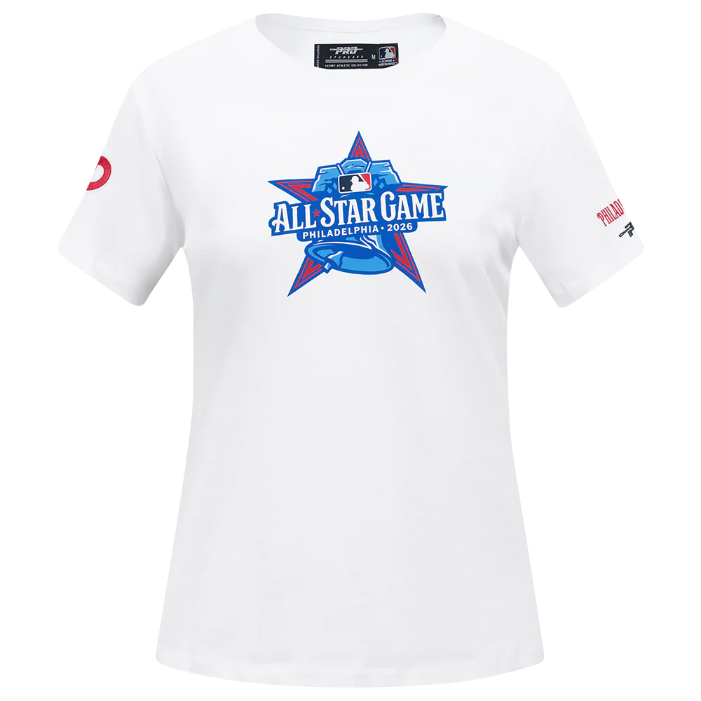MLB ALL TEAMS ALL STAR 2026 WOMEN'S S/S SLIM TOP (WHITE) - Image 3