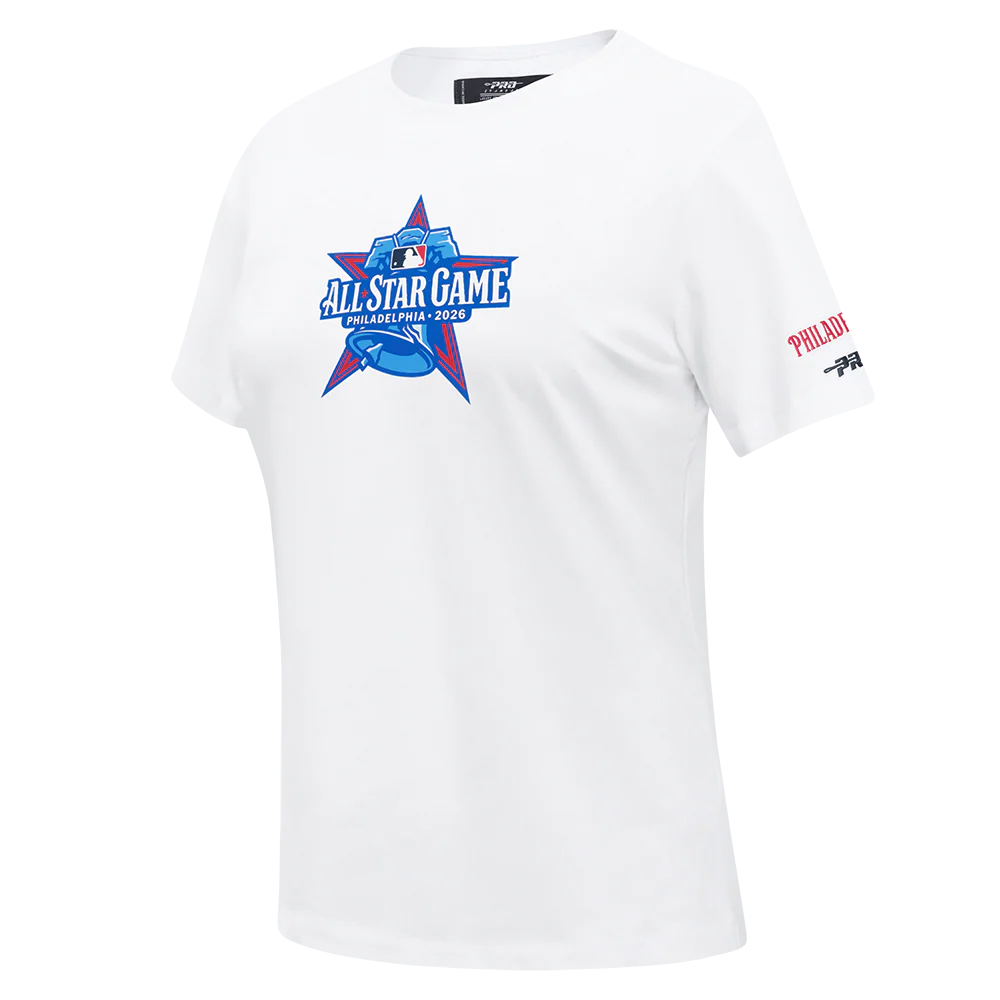 MLB ALL TEAMS ALL STAR 2026 WOMEN'S S/S SLIM TOP (WHITE) - Image 4