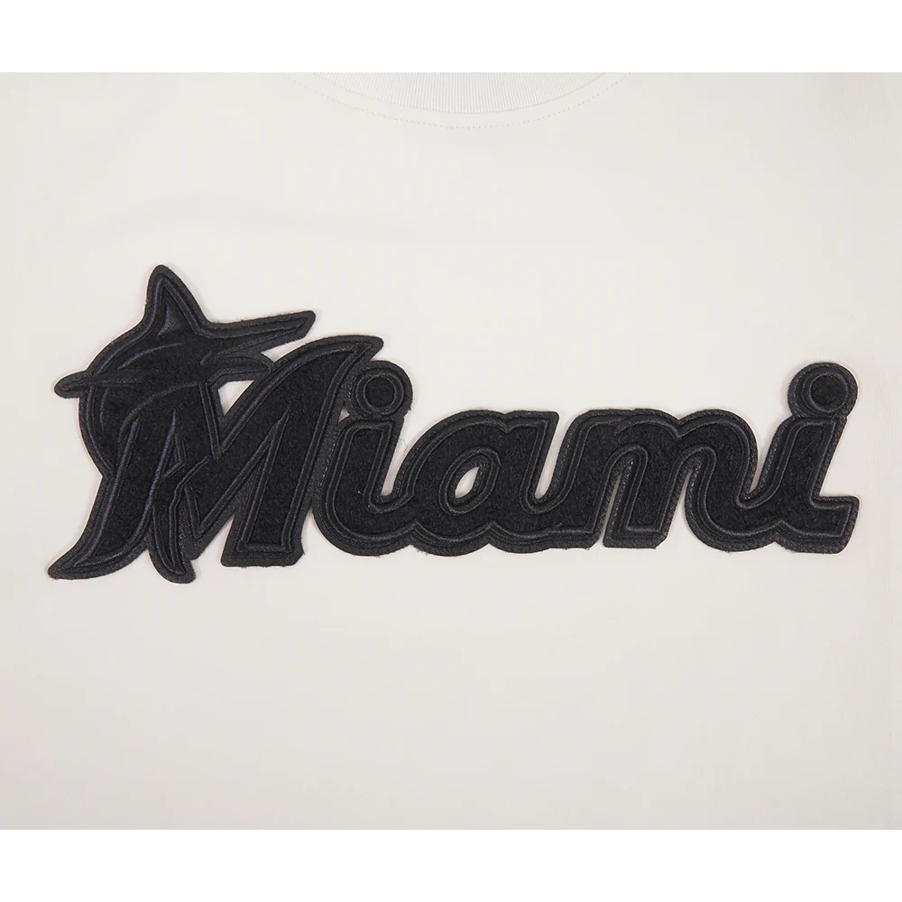 MLB MIAMI MARLINS TRIPLE TONAL SJ TEE (EGGSHELL) - Image 7
