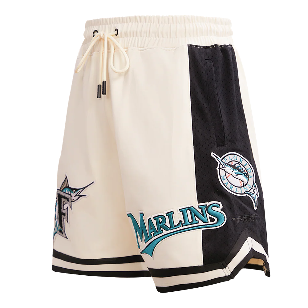 MLB FLORIDA MARLINS RETRO CLASSIC MEN'S 2.0 SHORT (EGGSHELL/ BLACK)