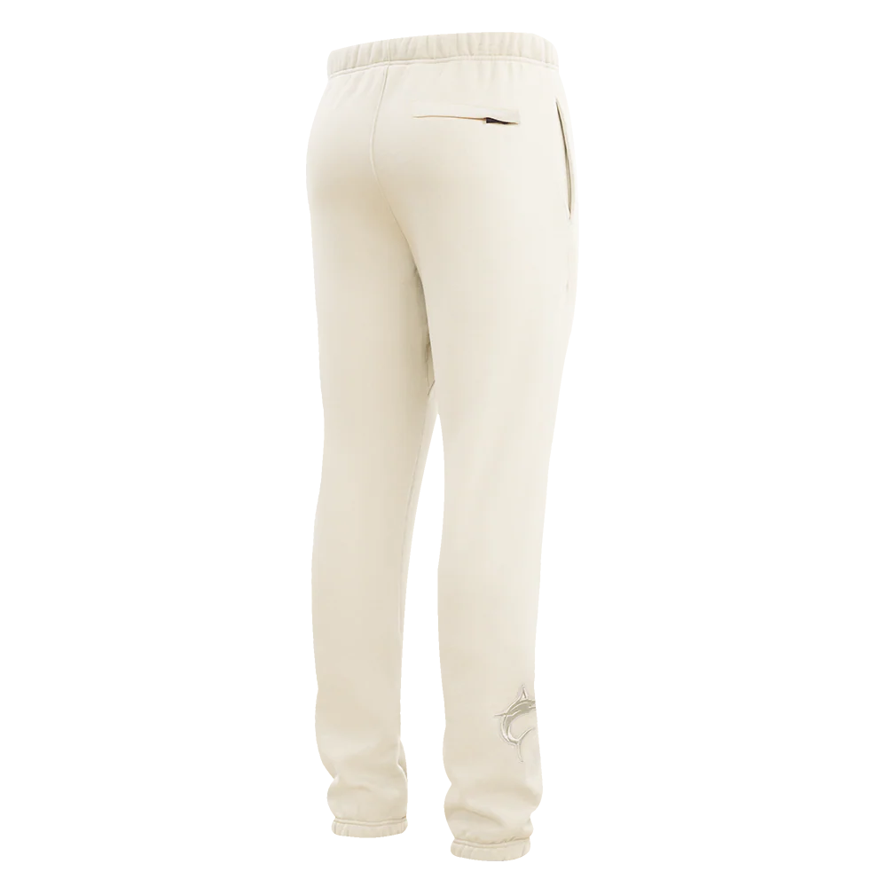 MLB MIAMI MARLINS NEUTRAL MEN'S SWEATPANT (EGGSHELL) - Image 3