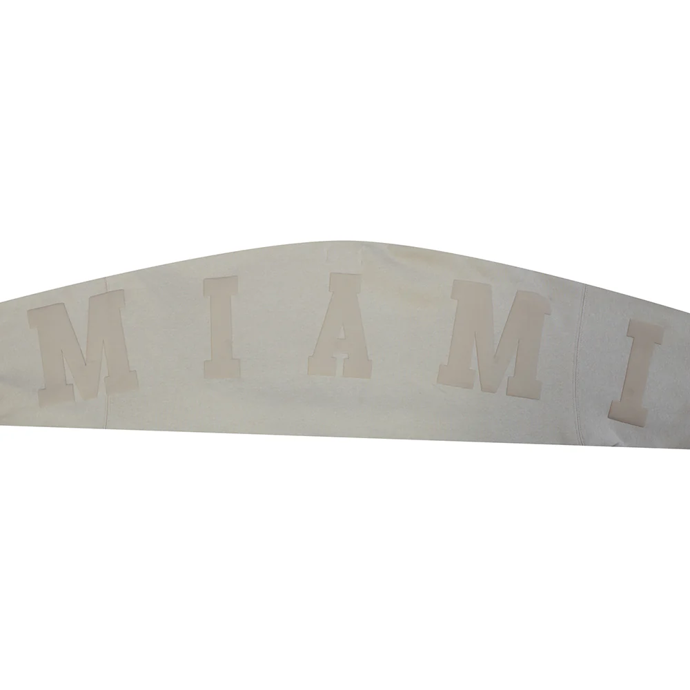 MLB MIAMI MARLINS WINGSPAN MEN'S DROP SHOULDER FLEECE PULLOVER HOODIE (TAUPE) - Image 15