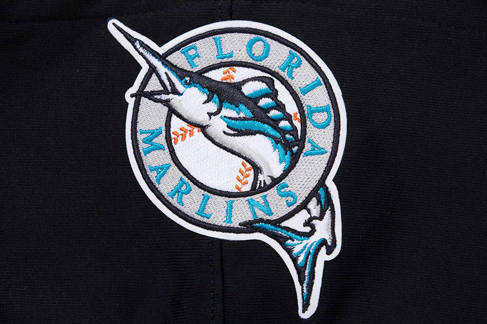 MLB FLORIDA MARLINS RETRO CLASSIC MEN'S PULLOVER HOODIE (BLACK) - Image 9