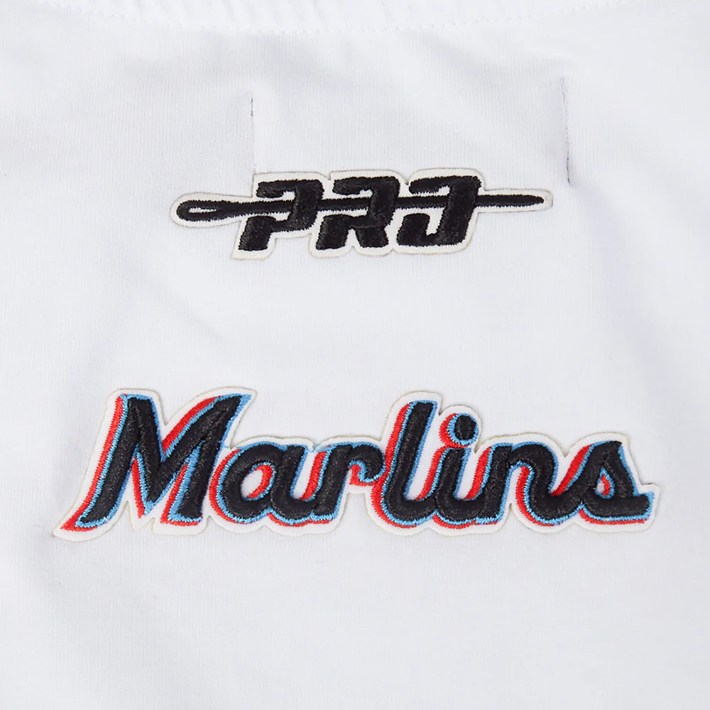 MLB MIAMI MARLINS CITY RANSOM WOMEN'S SJ BOXY TEE (WHITE) - Image 6