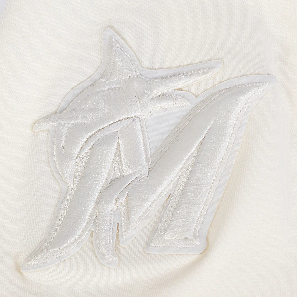 MLB MIAMI MARLINS NEUTRAL WOMEN'S BOXY TOP (EGGSHELL) - Image 6