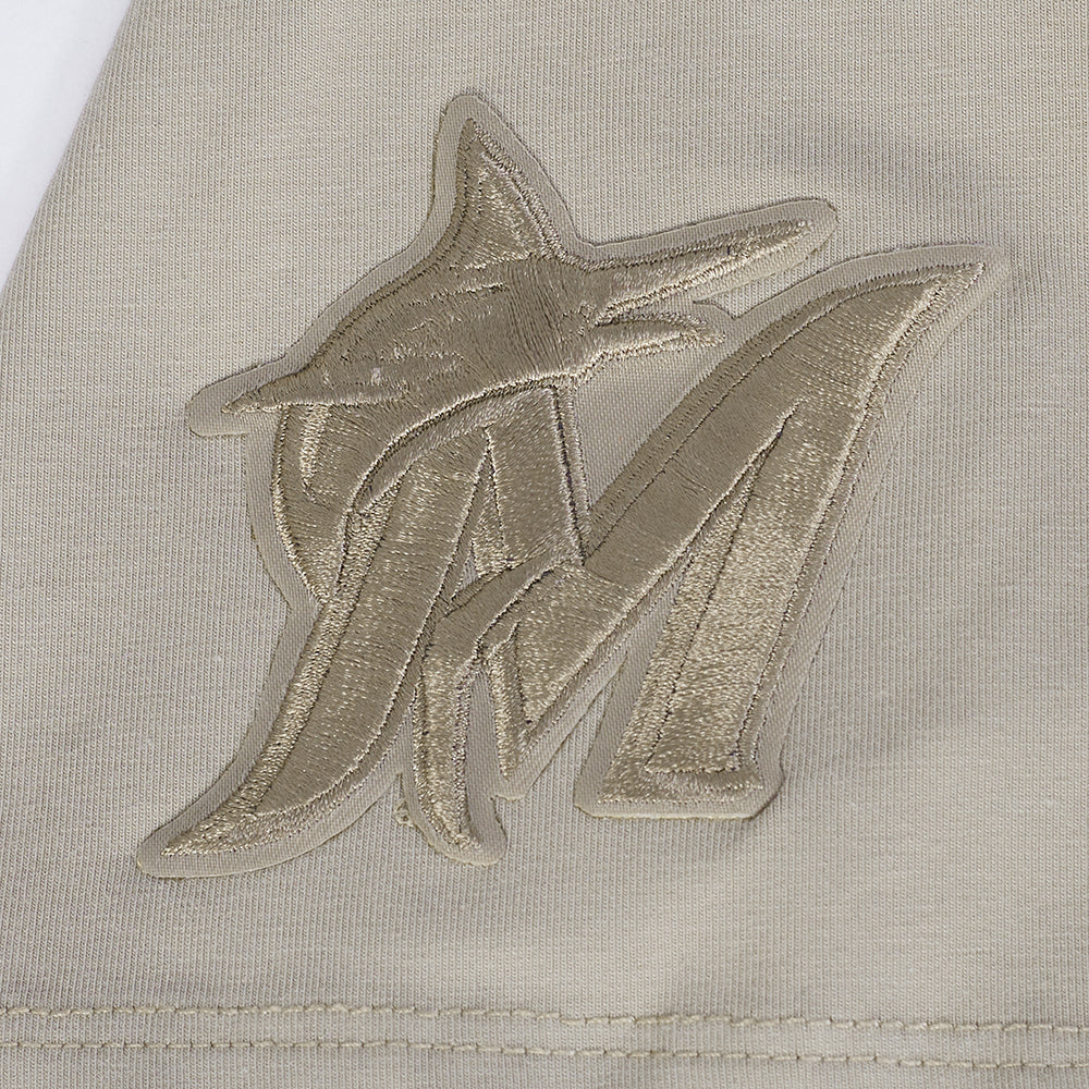 MLB MIAMI MARLINS NEUTRAL WOMEN'S BOXY TOP (TAUPE) - Image 6