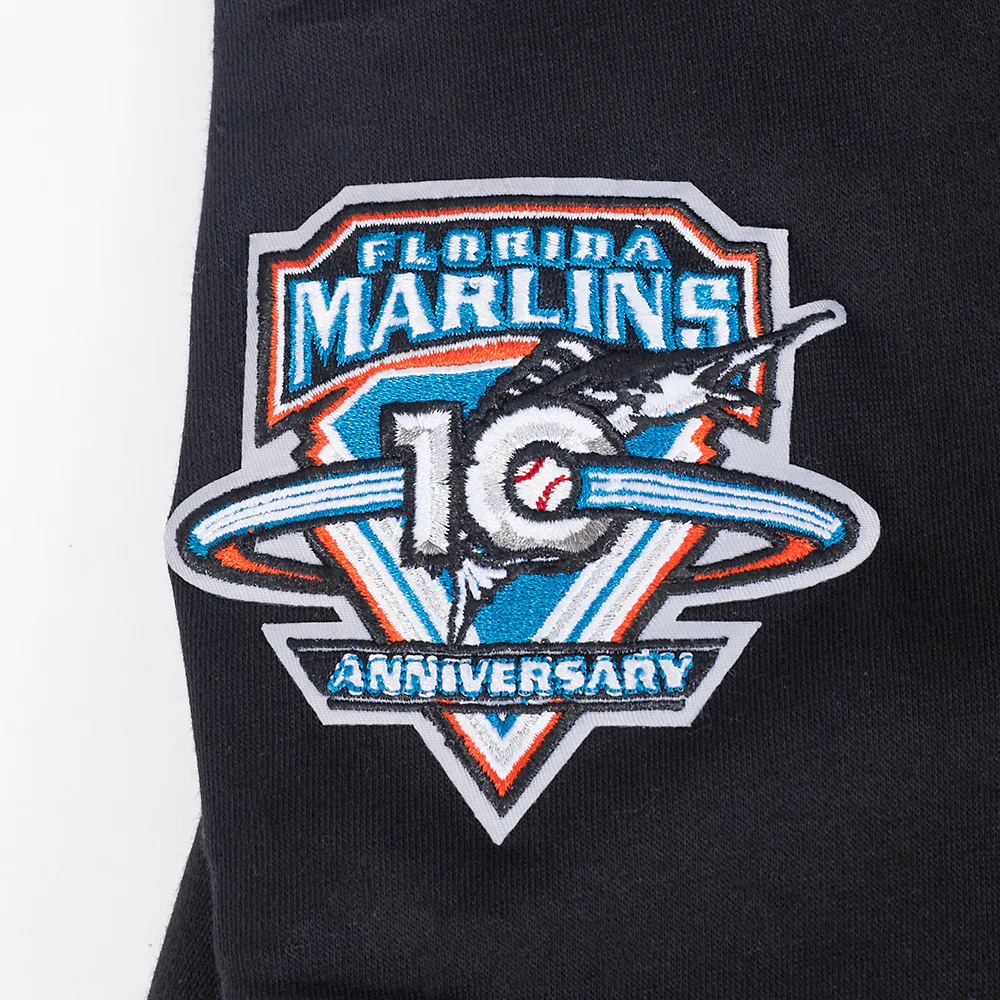 MLB MIAMI MARLINS KIDS RETRO CLASSICS BIG BOYS PULL OVER HOODIE (BLACK) - Image 7