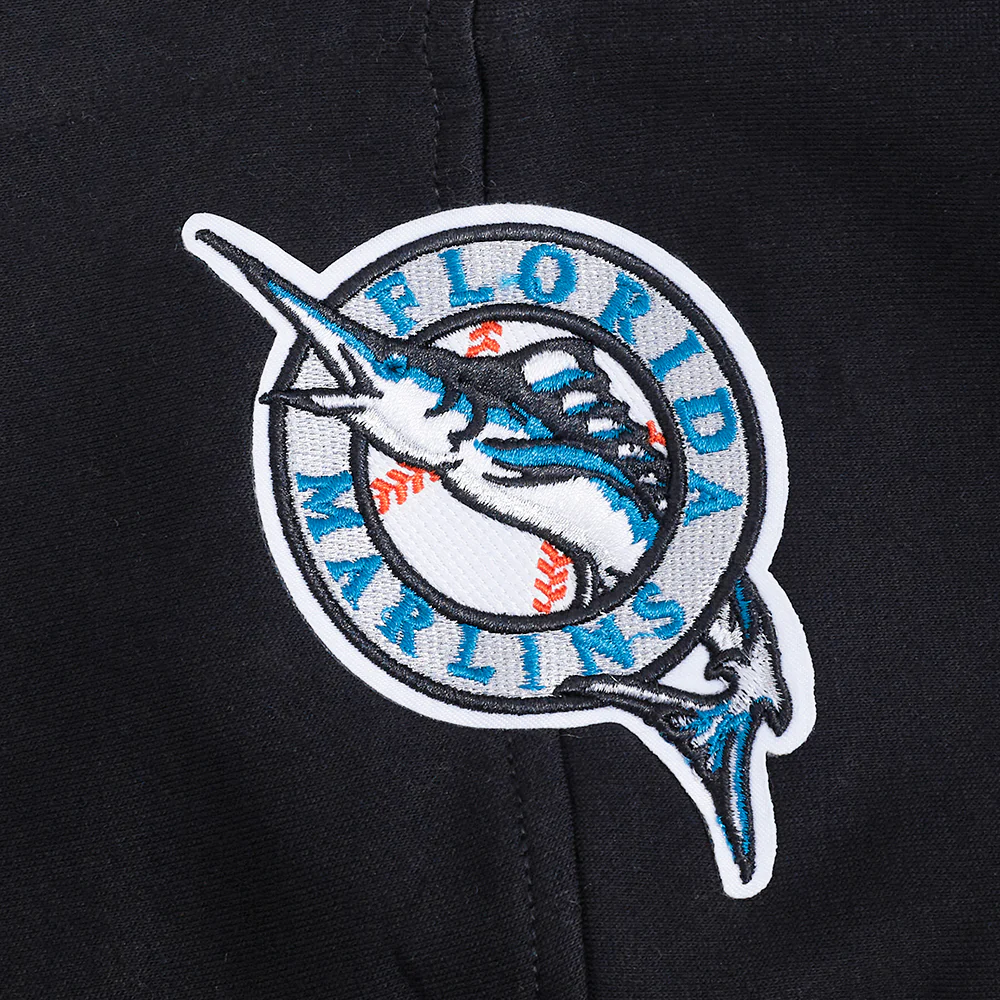 MLB MIAMI MARLINS KIDS RETRO CLASSICS BIG BOYS PULL OVER HOODIE (BLACK) - Image 8
