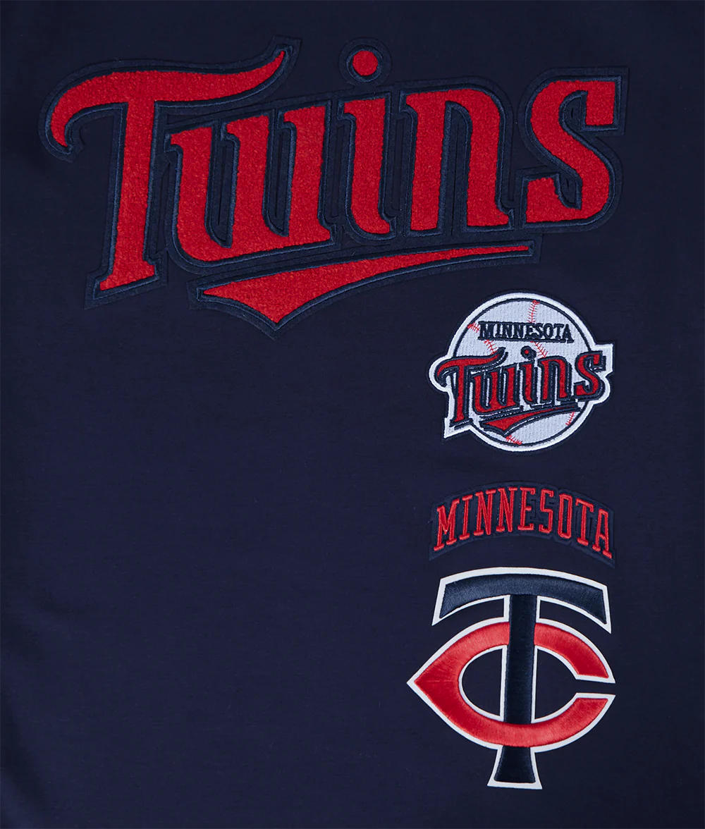 MLB MINNESOTA TWINS RETRO CLASSIC MEN'S TOP (MIDNIGHT NAVY/RED) - Image 5