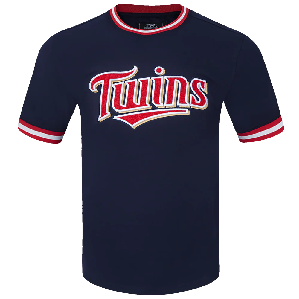 MLB MINNESOTA TWINS CLASSIC CHENILLE MEN'S S/S TEE (MIDNIGHT NAVY) - Image 3