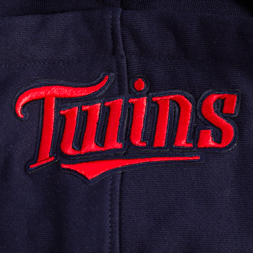MLB MINNESOTA TWINS RETRO CLASSIC MEN'S PULLOVER HOODIE (MIDNIGHT NAVY/RED/MIDNIGHT NAVY) - Image 8