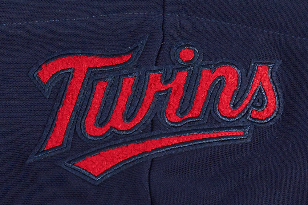 MLB MINNESOTA TWINS CLASSIC WOMEN'S FLEECE PULLOVER HOODIE (MIDNIGHT NAVY) - Image 6