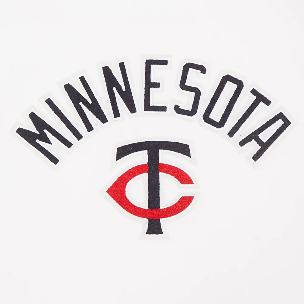 MLB MINNESOTA TWINS CLASSIC WOMEN'S FLEECE PULLOVER HOODIE (WHITE) - Image 5