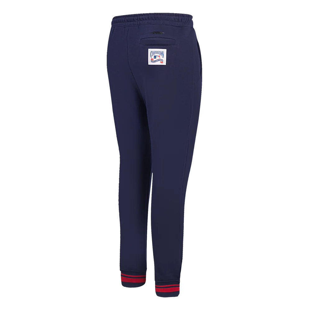 MLB MINNESOTA TWINS RETRO CLASSIC WOMEN'S RIB SWEATPANT (MIDNIGHT NAVY/RED/MIDNIGHT NAVY) - Image 4