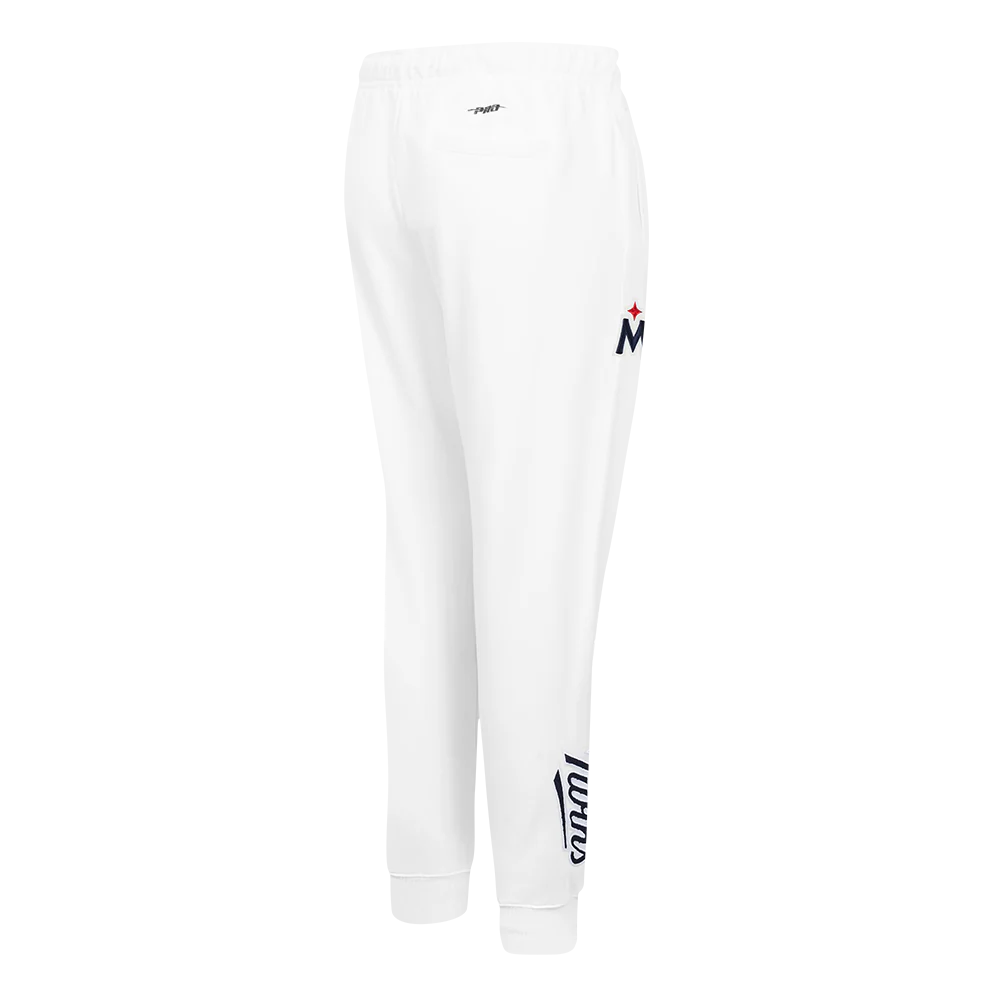 MLB MINNESOTA TWINS CLASSIC WOMEN'S FLEECE SWEATPANT (WHITE) - Image 3