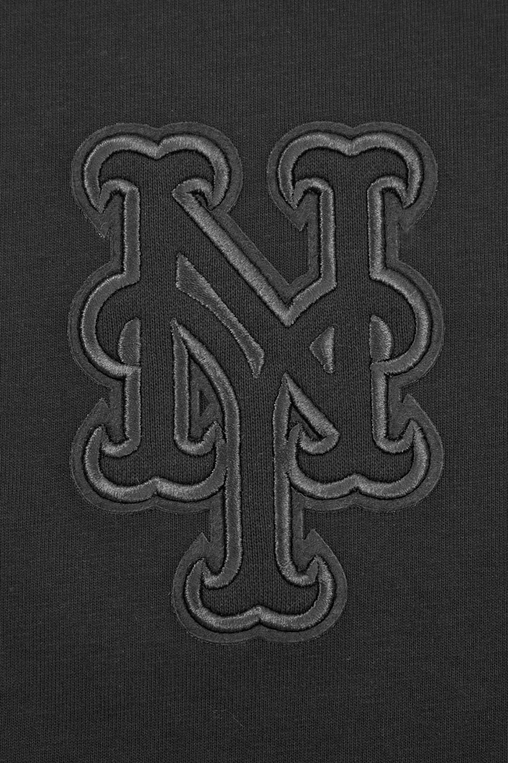 MLB NEW YORK METS NEUTRAL MEN'S DROP SHOULDER TOP (BLACK) - Image 6