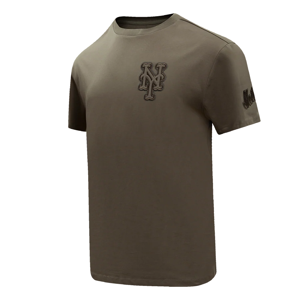MLB NEW YORK METS NEUTRAL MEN'S DROP SHOULDER TOP (DARK TAUPE) - Image 2