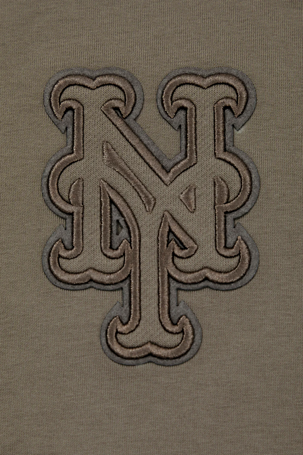 MLB NEW YORK METS NEUTRAL MEN'S DROP SHOULDER TOP (DARK TAUPE) - Image 5