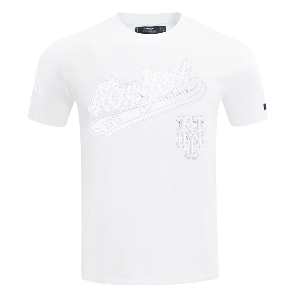 MLB NEW YORK METS WHITE OUT MEN'S SINGLE JERSEY TOP (WHITE)