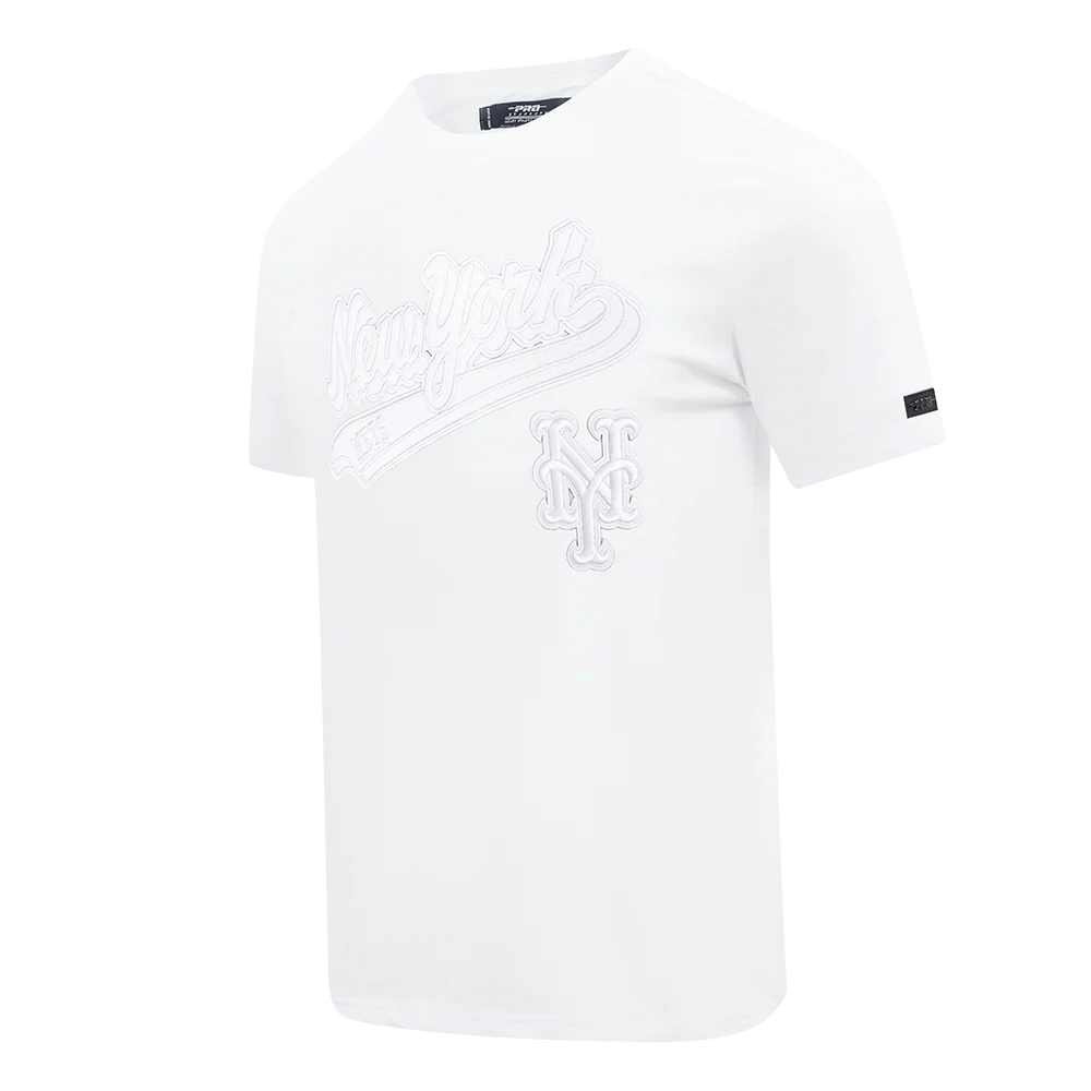 MLB NEW YORK METS WHITE OUT MEN'S SINGLE JERSEY TOP (WHITE) - Image 2