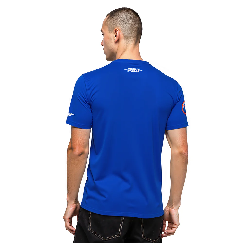 MLB NEW YORK METS TEAM BADGE MEN'S WM SJ TEE (ROYAL BLUE) - Image 2
