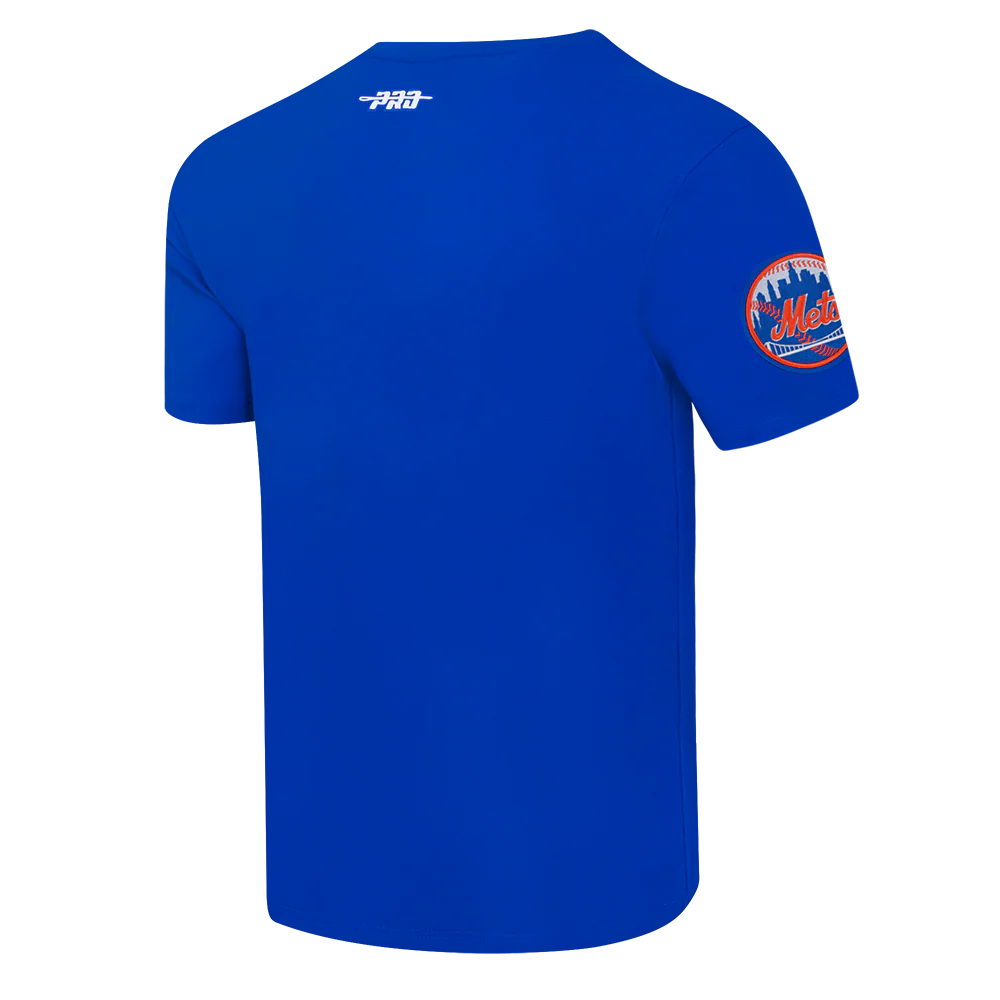 MLB NEW YORK METS TEAM BADGE MEN'S WM SJ TEE (ROYAL BLUE) - Image 4