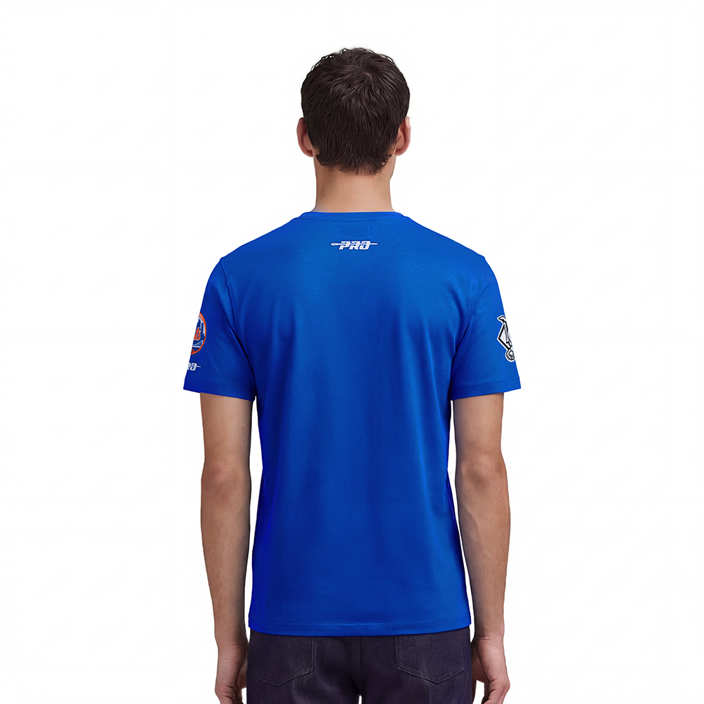 MLB NEW YORK METS LETTERMAN MEN'S S/S TEE (ROYAL BLUE) - Image 2
