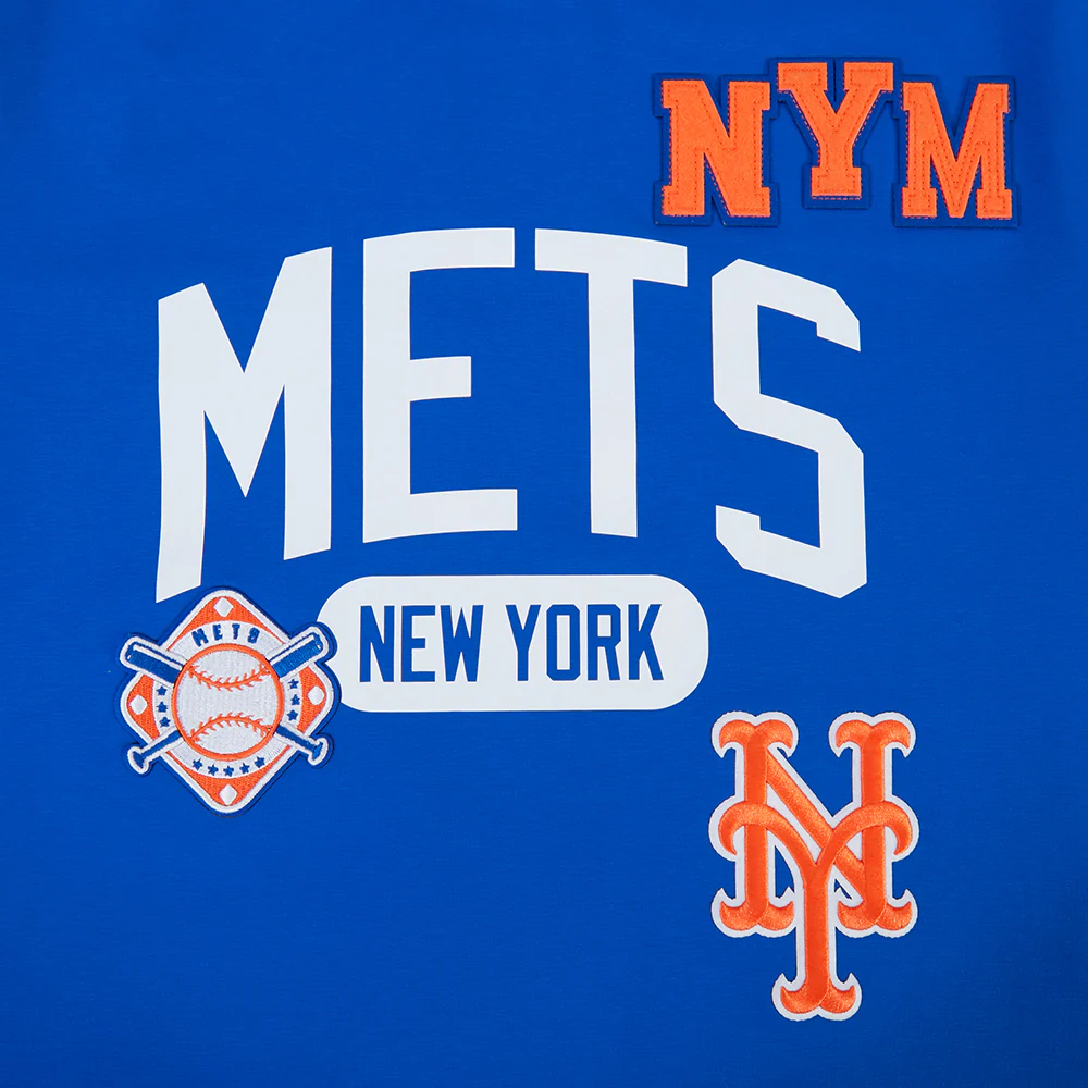 MLB NEW YORK METS LETTERMAN MEN'S S/S TEE (ROYAL BLUE) - Image 7