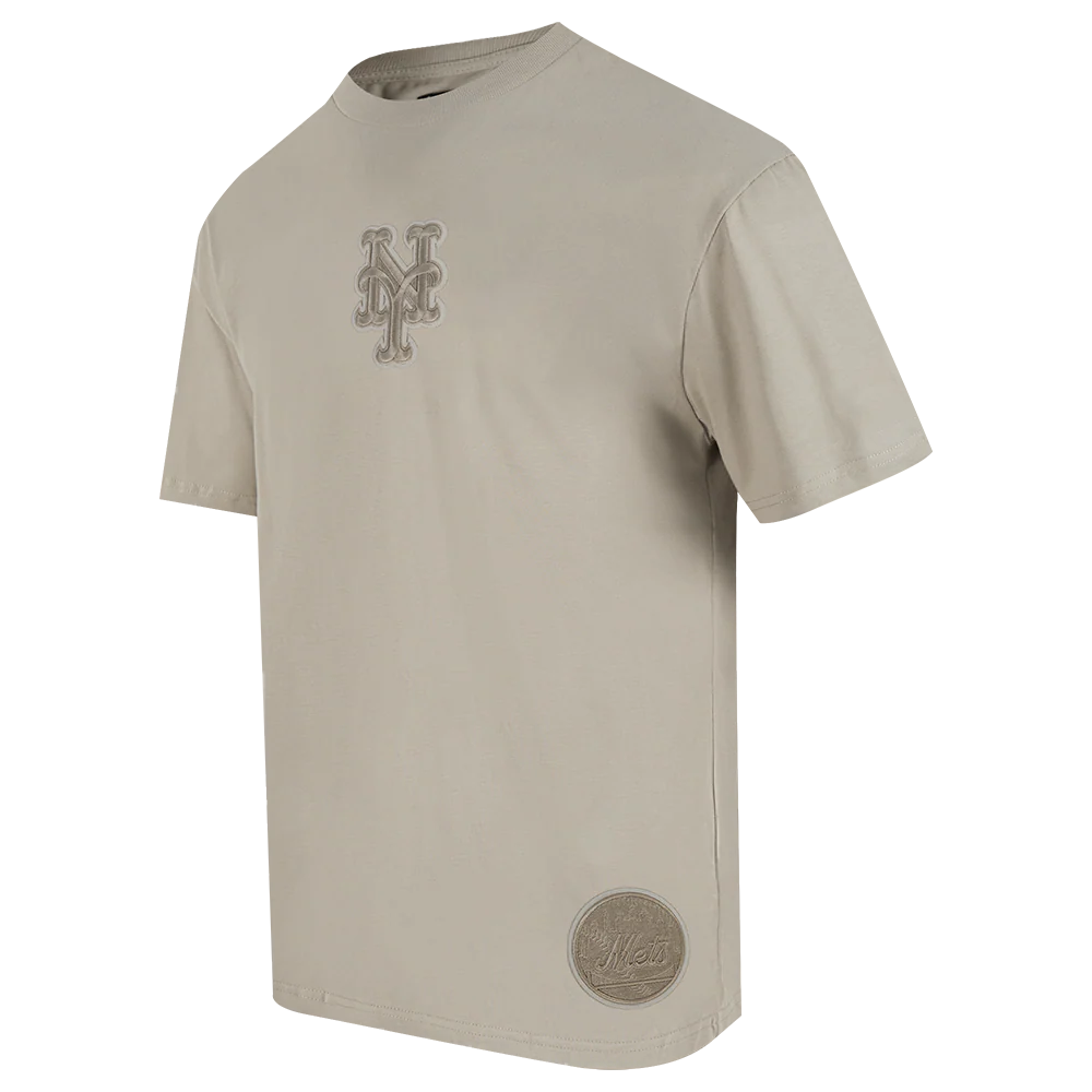 MLB NEW YORK METS WINGSPAN MEN'S CJ DROP SHOULDER TEE (TAUPE) - Image 3
