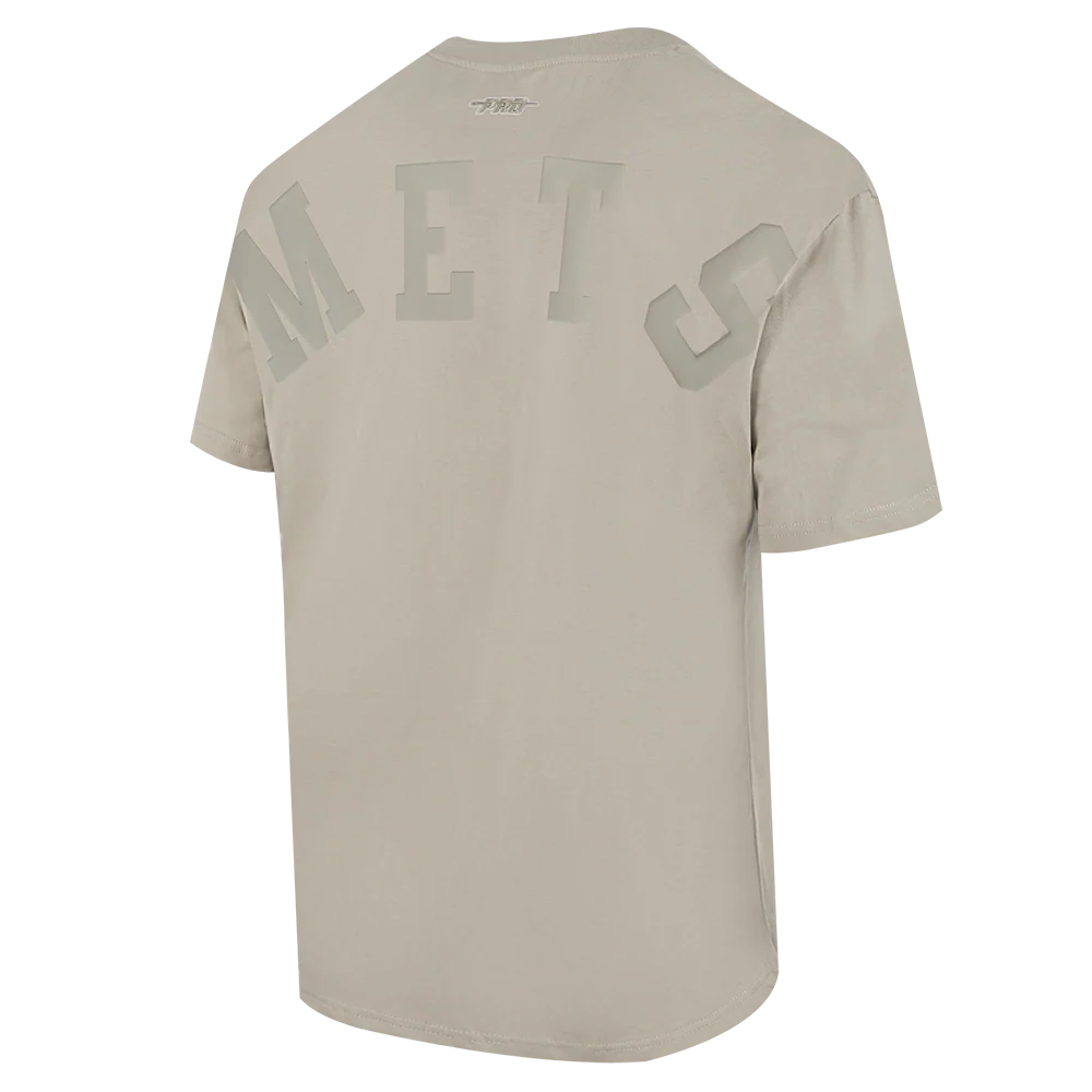 MLB NEW YORK METS WINGSPAN MEN'S CJ DROP SHOULDER TEE (TAUPE) - Image 4