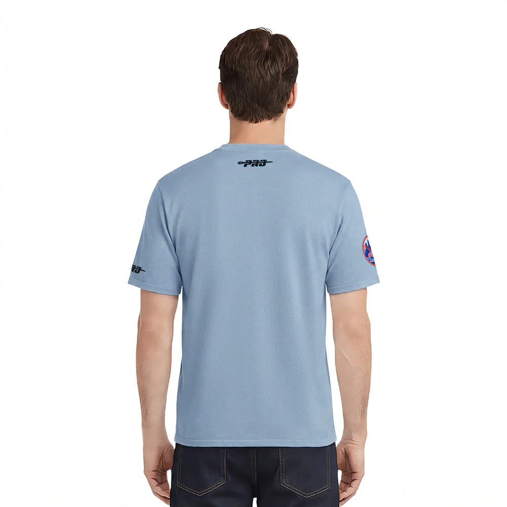 MLB NEW YORK METS  STAMPED MEN'S S/S TEE (DUSTY BLUE) - Image 2