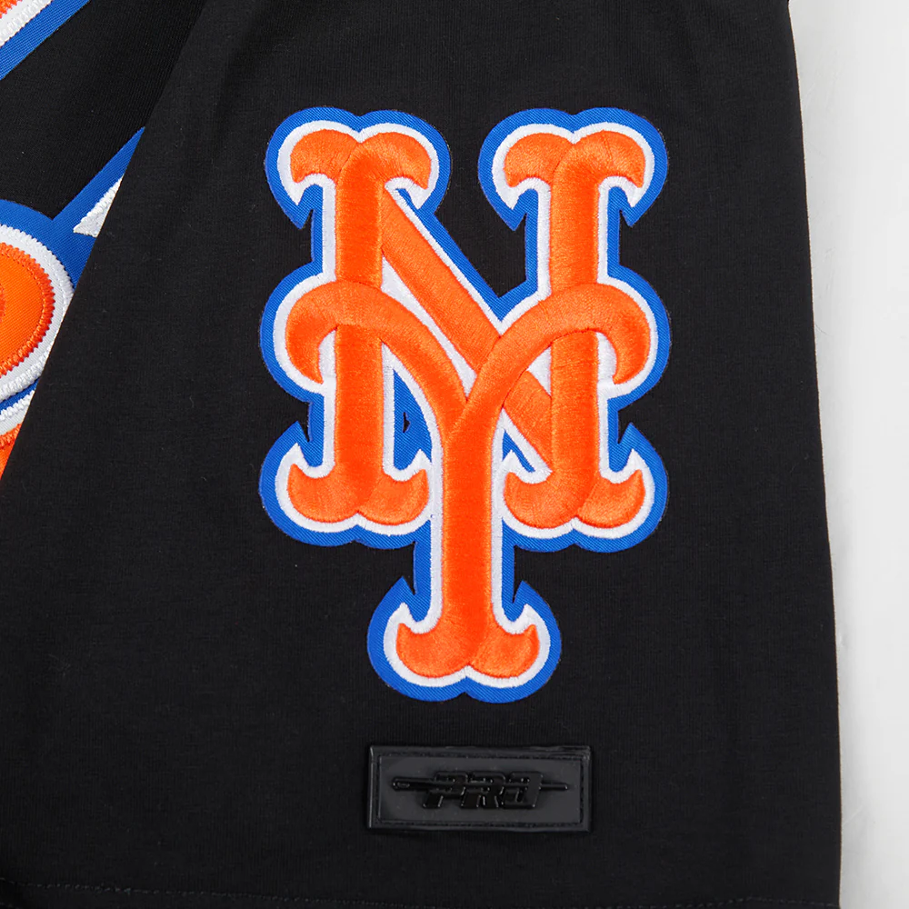 MLB NEW YORK METS TACKLE TWILL MEN'S TOP (BLACK) - Image 6