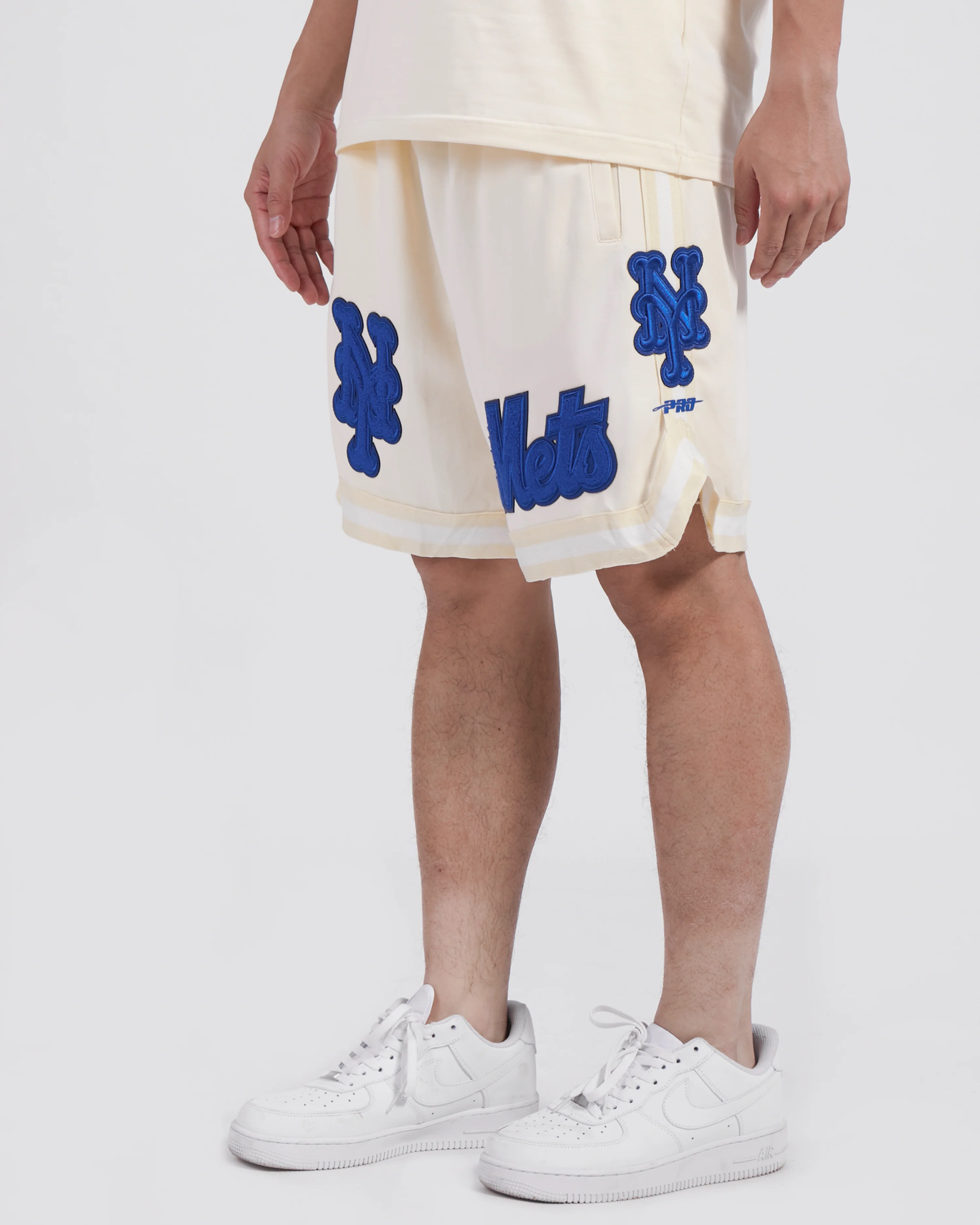 MLB NEW YORK METS TRIPLE TONAL WOVEN SHORT (EGGSHELL) - Image 2