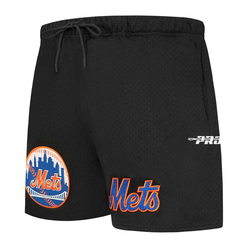 MLB NEW YORK METS SOUVENIR MEN'S MESH SHORT (BLACK)
