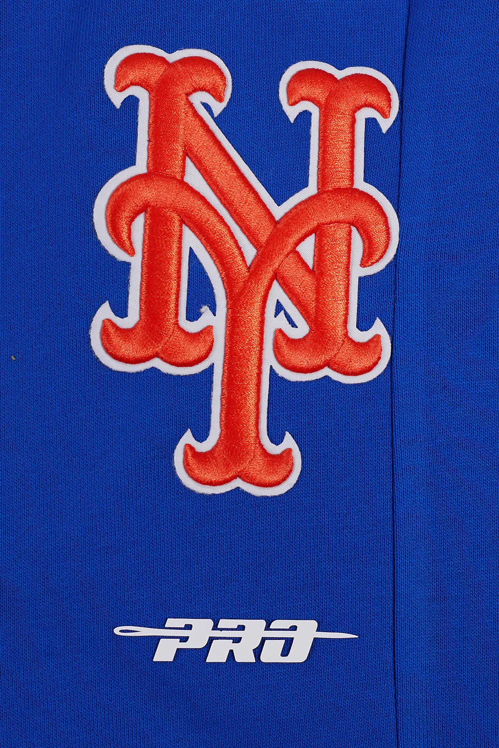 MLB NEW YORK METS SCRIPT TAIL MEN'S RIB FLEECE SWEATPANT (ROYAL/ORANGE/ROYAL) - Image 5