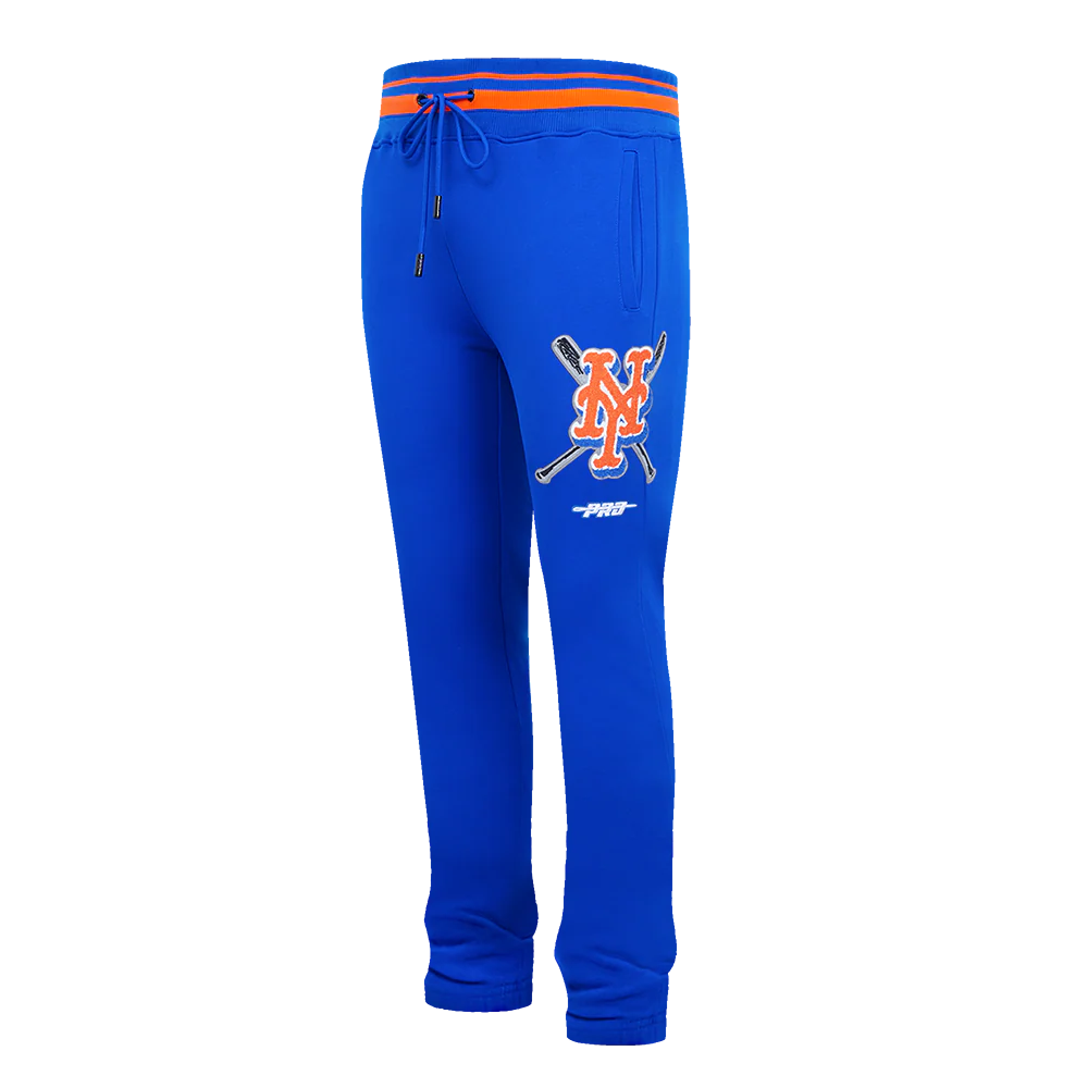 MLB NEW YORK METS MASHUP MEN'S RIB SWEATPANT (ROYAL/ORANGE/ROYAL)