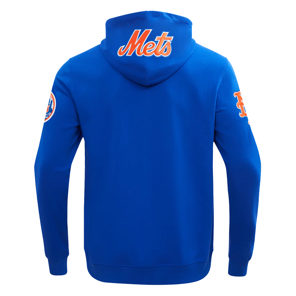 MLB NEW YORK METS CLASSIC WIND SUIT MEN'S WOVEN FULL ZIP PULLOVER HOODIE (ROYAL BLUE) - Image 3