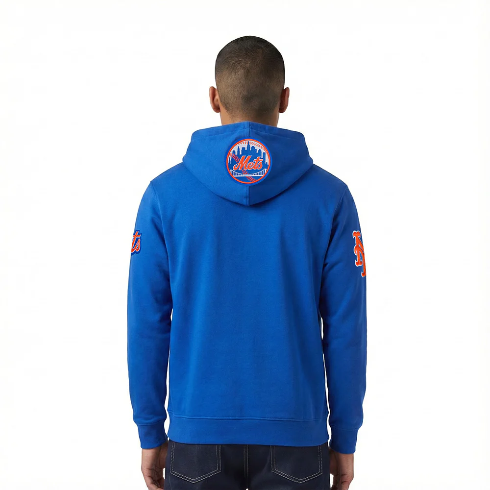MLB NEW YORK METS CITY ARCH MEN'S FLC PO HOODIE (ROYAL BLUE) - Image 2