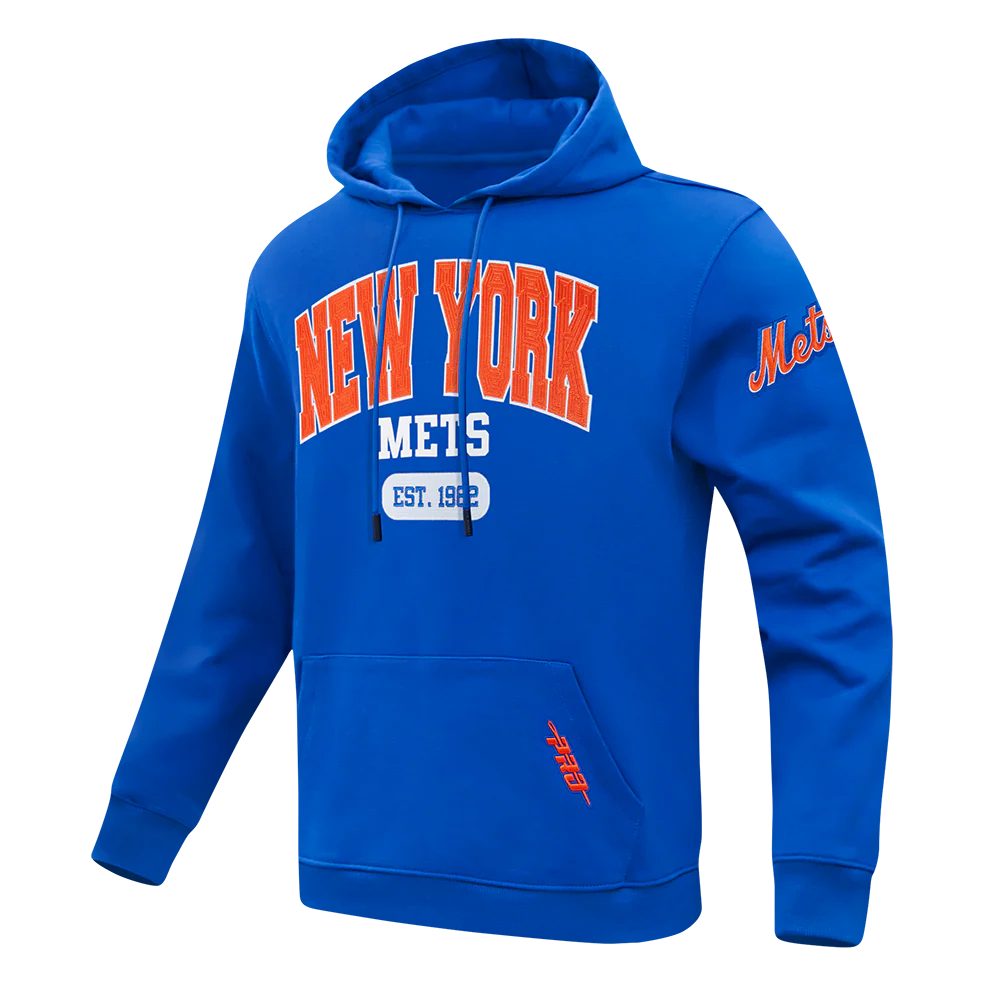 MLB NEW YORK METS CITY ARCH MEN'S FLC PO HOODIE (ROYAL BLUE) - Image 3