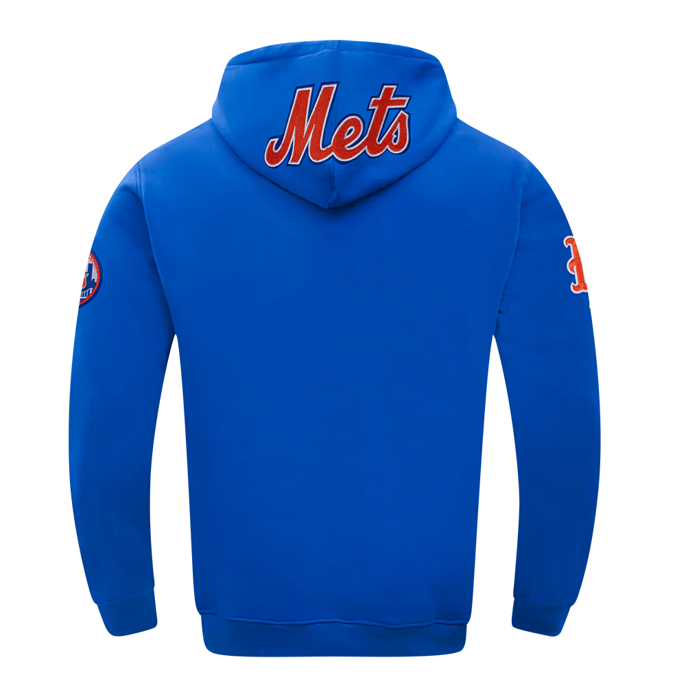 MLB NEW YORK METS JUAN SOTO #22 CLASSIC PLAYER NAME AND NUMBER MEN'S DOUBLE KNIT PULLOVER HOODIE (ROYAL BLUE) - Image 4