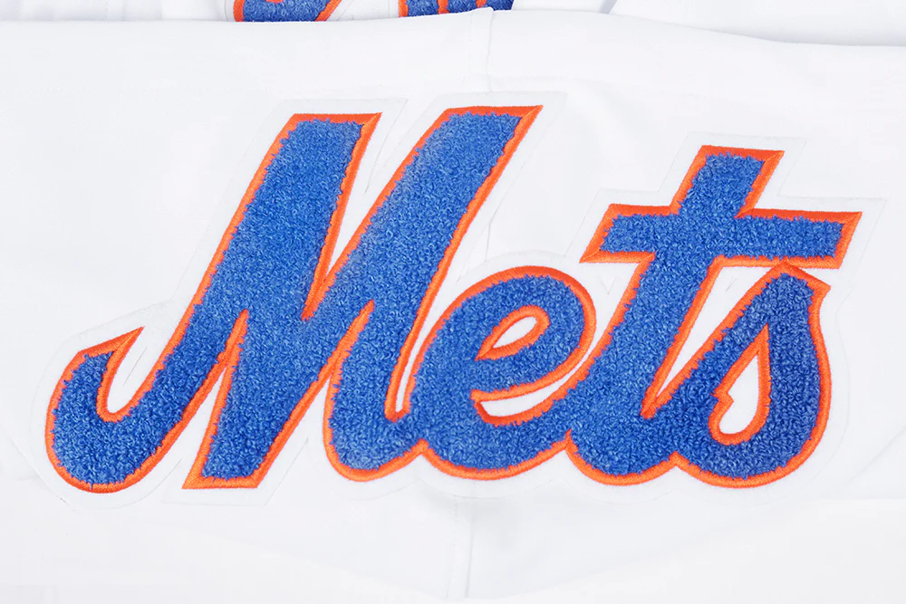 MLB NEW YORK METS MEN'S PULLOVER HOODIE(WHITE) - Image 7