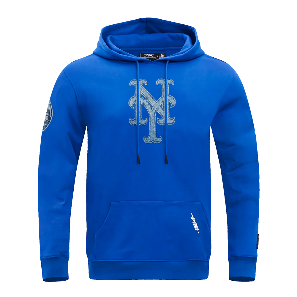 MLB NEW YORK METS VARSITY BLUES MEN'S PULLOVER HOODIE (ROYAL BLUE)
