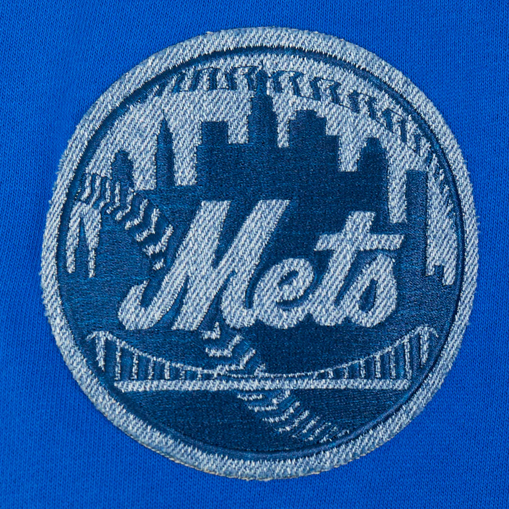 MLB NEW YORK METS VARSITY BLUES MEN'S PULLOVER HOODIE (ROYAL BLUE) - Image 6