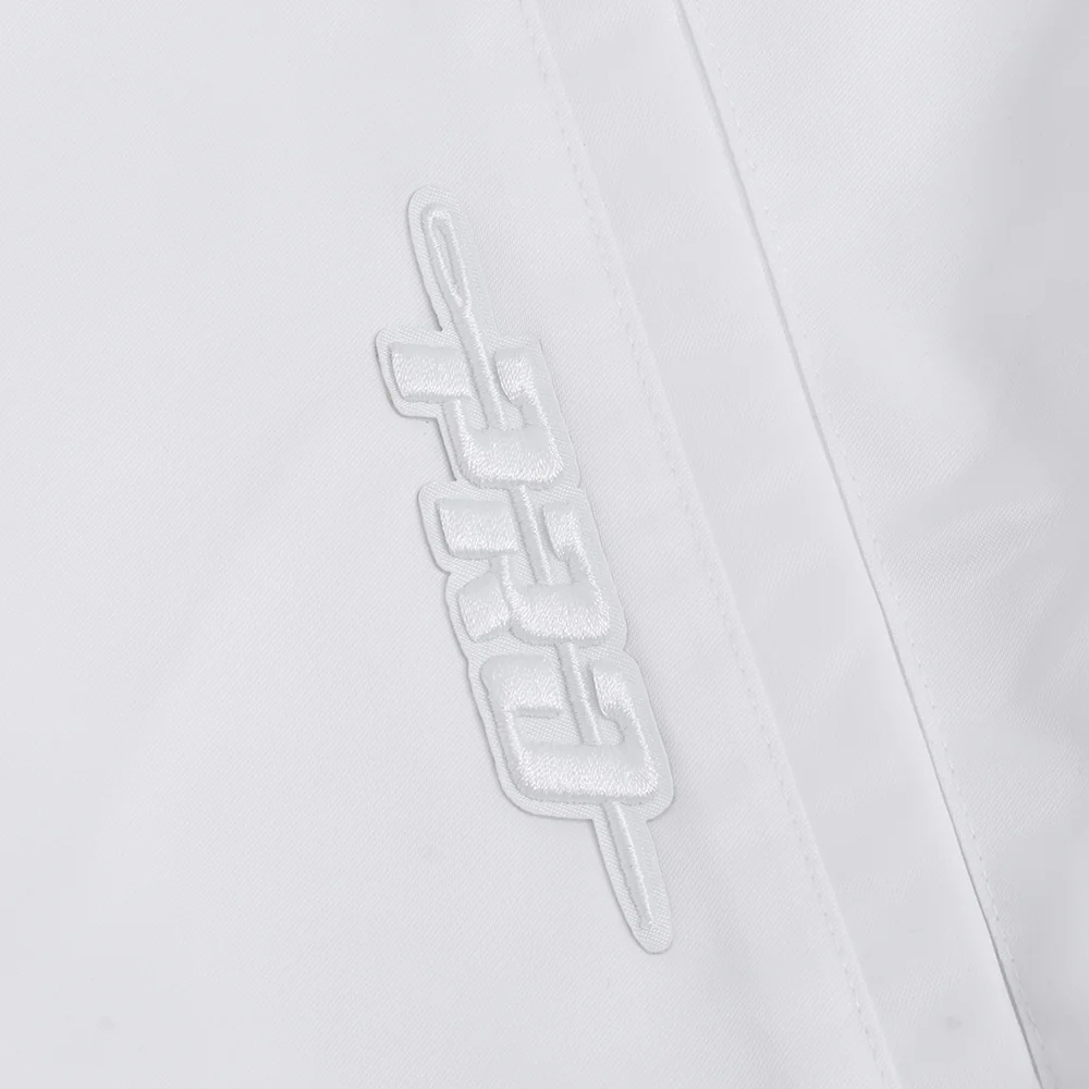 MLB NEW YORK METS WHITE OUT MEN'S SATIN JACKET (WHITE) - Image 6